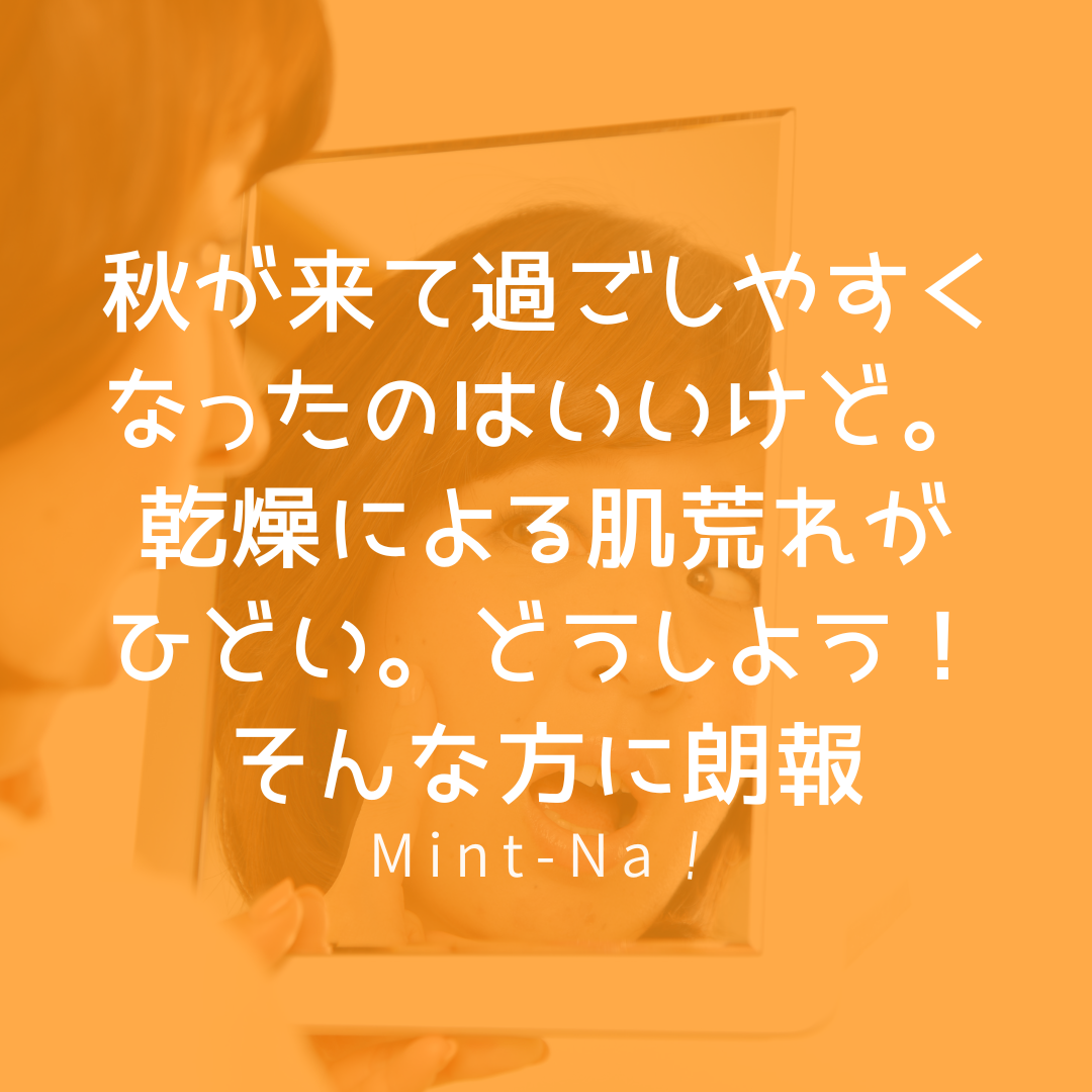 秋冬の乾燥対策ならMetchade!!